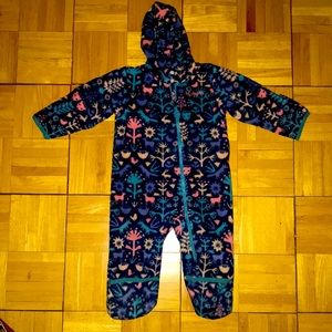 Colorful Columbia, easy on and off fleece bunting